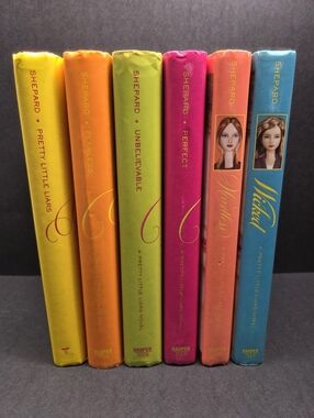 Pretty Little Liars Lot Of 6 HC All Of Arc 1 + Wicked & Heartless  Sara Shepard